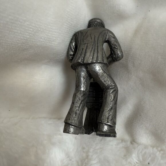 Vintage Daalderop Pewter Dutch Scissor Grinder Figurine MADE IN HOLLAND - Picture 3 of 5